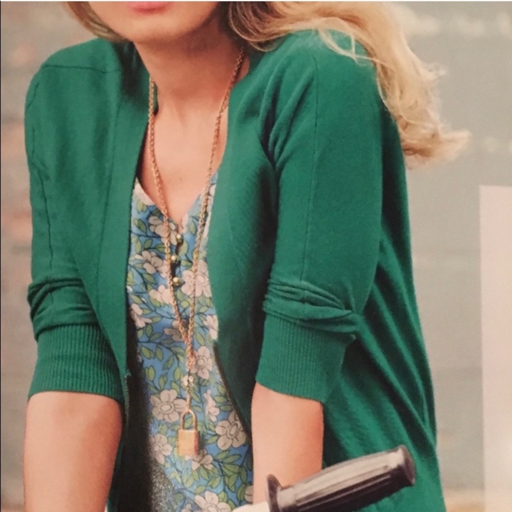 CAbi Vine Cami Floral Cottonwood blue/green L